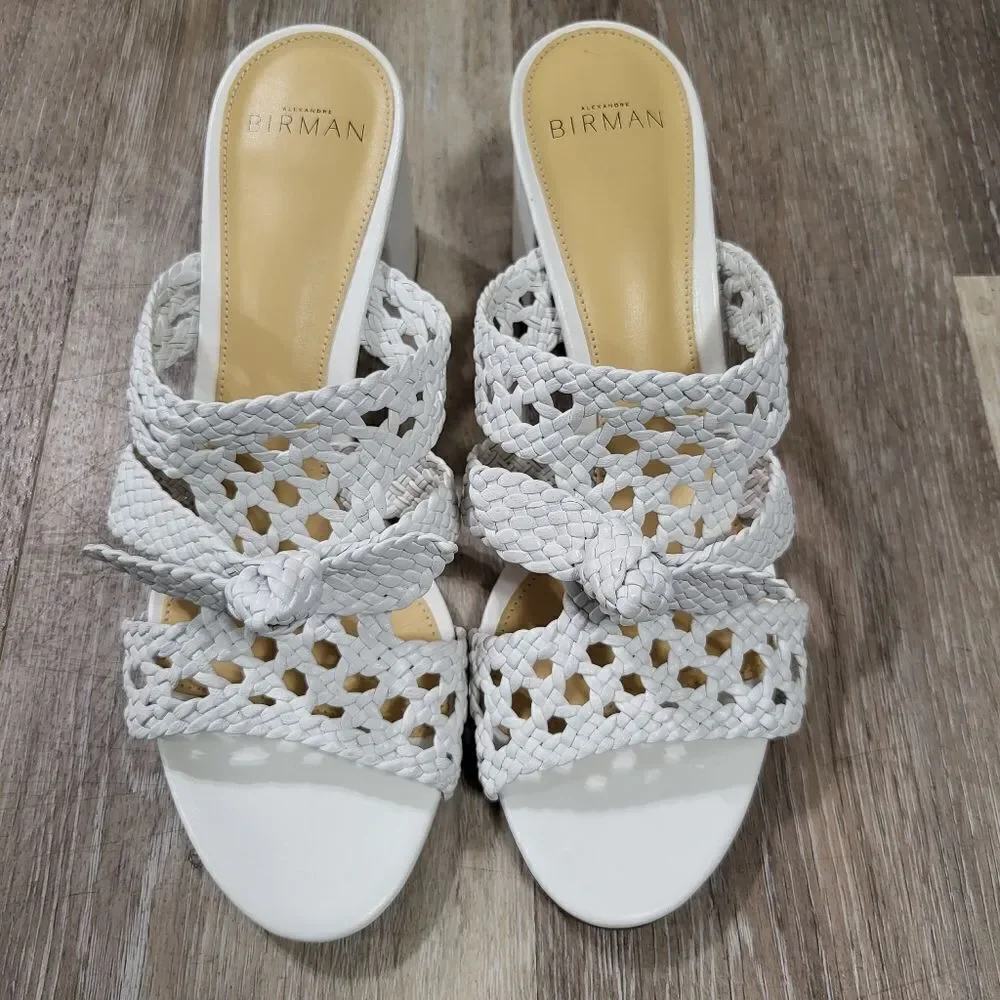 Alexandre Birman Clarita Braided Mule‎ 9 Nwot - Picture 2 of 9